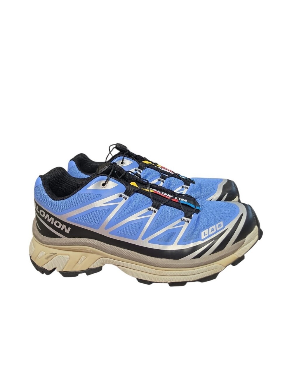 SALOMON Xt-6 Athletic Sneakers - Ultramarine/Silver/Black WOMENS 8.5 MEN 7.5 - Picture 3 of 7